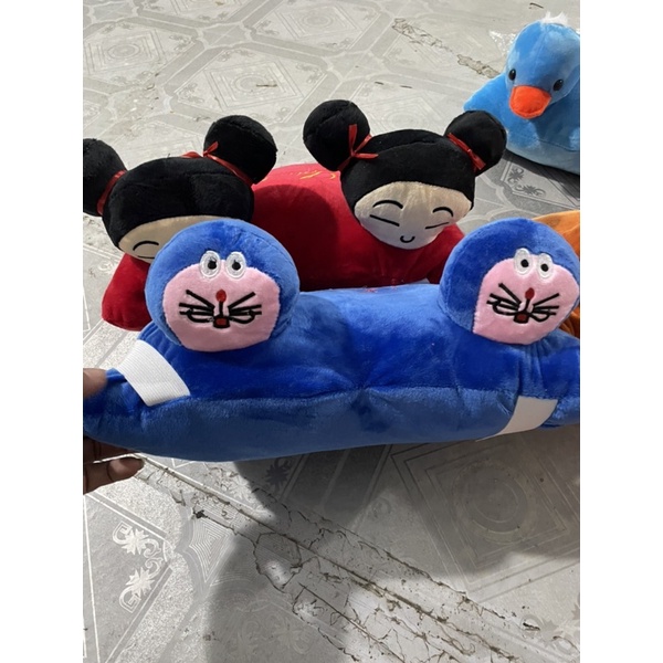 Gối đi xe 2 đầu sale 49k