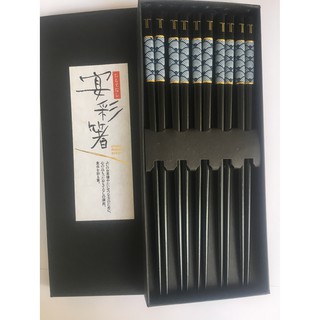 Đũa Gỗ Nhật Bản Họa Tiết Sóng Xanh