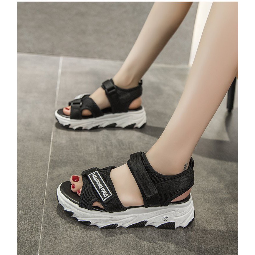 (3 MÀU) Sandal Nữ 2 Quai Chéo Kiểu Dáng Học Sinh Mác 1958
