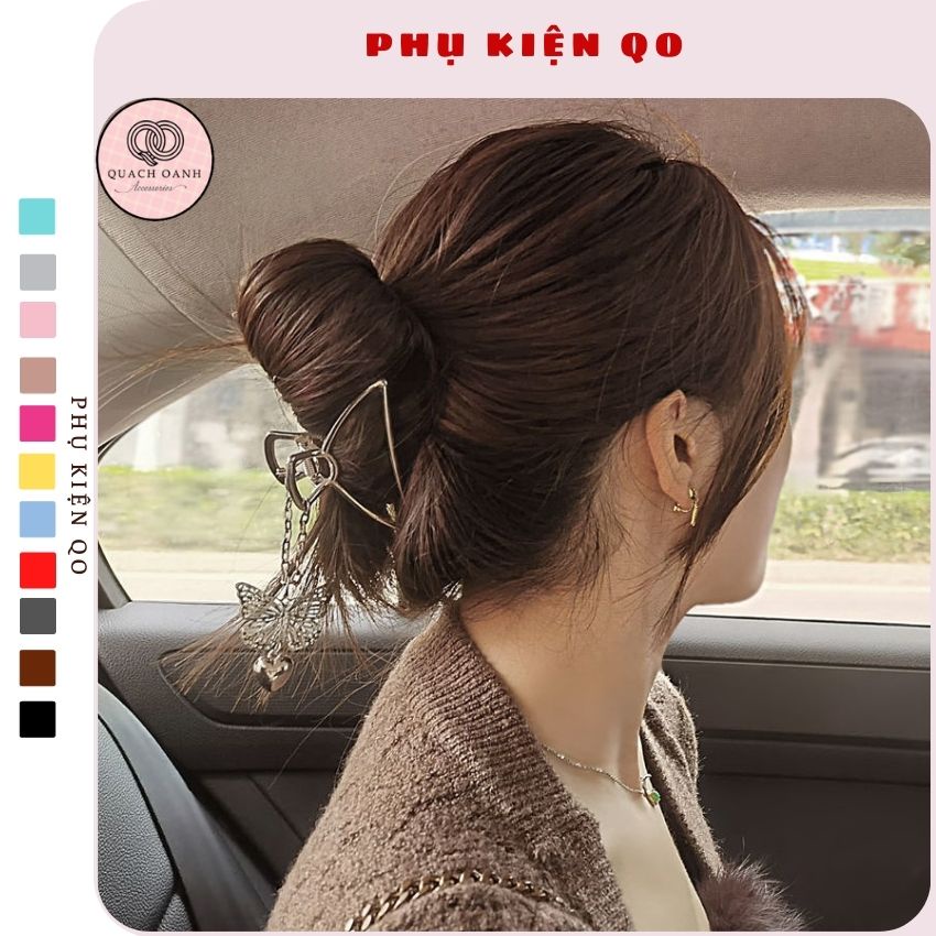 Kẹp tóc QO trang trí bướm dễ thương thời trang Hàn Quốc cho nữ - KEP17