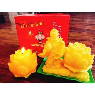 NẾN HOA SEN THẦN TÀI