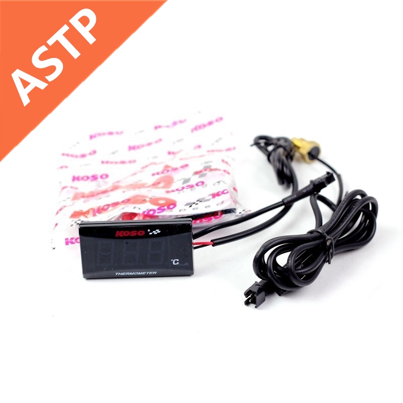 ASTP KOSO Meter Motorcycle Water Temperature Digital Hygrometer Thermometer Sensor For Honda RS150 Yamaha LC135 Y15ZR NMAX