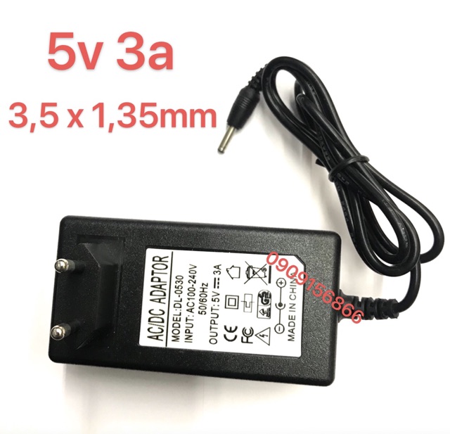 Nguồn adapter 5v 3a chân nhỏ