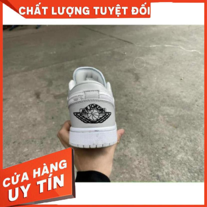 Giày thể thao Air Jordan 1 Low White Camo cổ thấp ảnh thật 100%