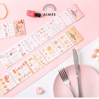 Hình dán DIY trang trí Sticker dán tủ, sổ, nhật kí