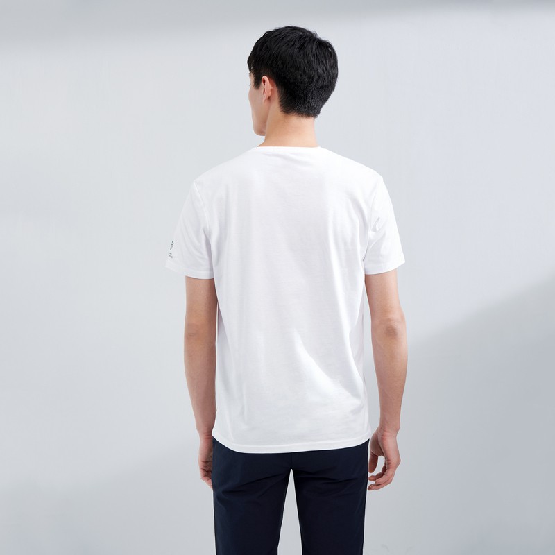 Áo Thun Nam HLA Comfortable Skin-Friendly Breathable Simple Short Sleeve T-shirt