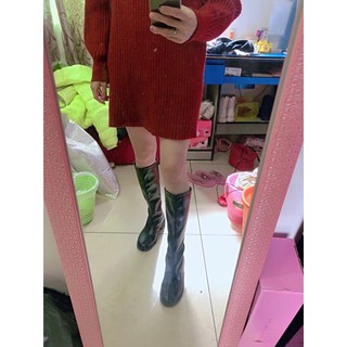 (SẴN-THANH LÝ) Boot gối da mềm ôm chân