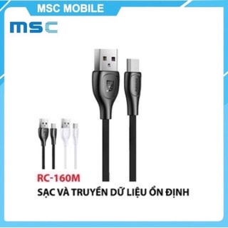[BH Trọn Đời] Cáp sạc Micro USB/Lightning/TypeC 2.1A Remax RC-160