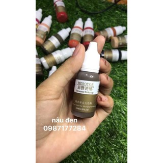 Mực xăm mày Meroyor bong chuẩn