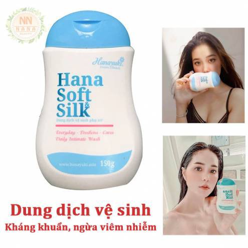 Dung Dịch Vệ Sinh Phụ Nữ Hana SOFT&amp;SILK , Mỹ phẩm Hana yuki