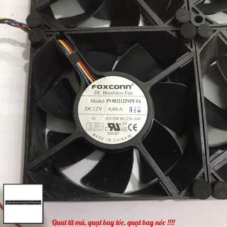 FAN001 Fan- quạt tản nhiệt Foxconn 0.6A 9x9x3.2cm hút thổi mạnh - hàng tháo máy