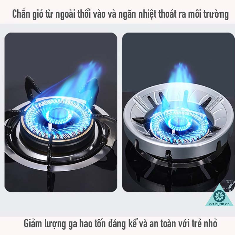 Kiềng Chắn Gió Bếp Ga, Tiết Kiệm Gas, Thời Gian Khi Nấu Ăn [ KIỀNG-BẾP ]