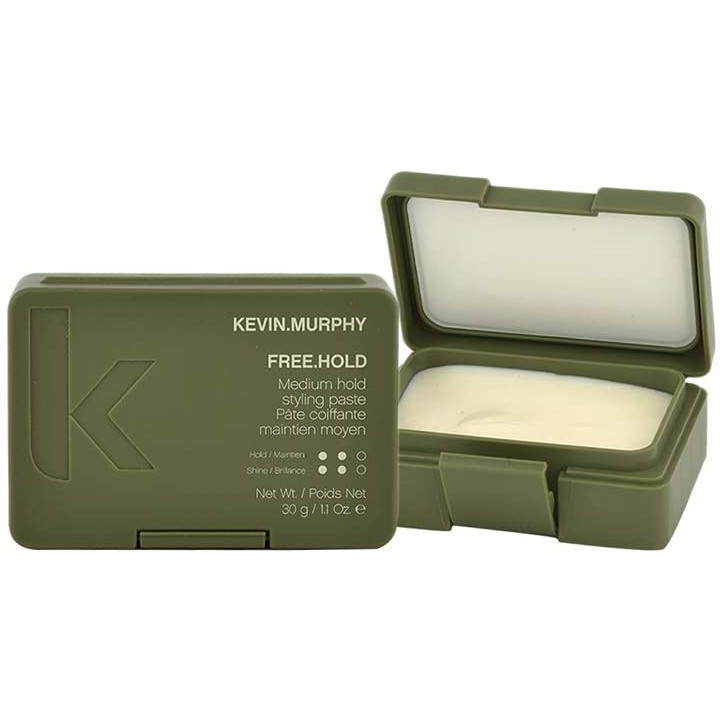 Sáp Vuốt Tóc Nam KEVIN MURPHY Free Hold 100g - Hàng Chính Hãng + Xịt Dưỡng Tóc AZENMAN Parana 20ml + Lược Chải Tóc