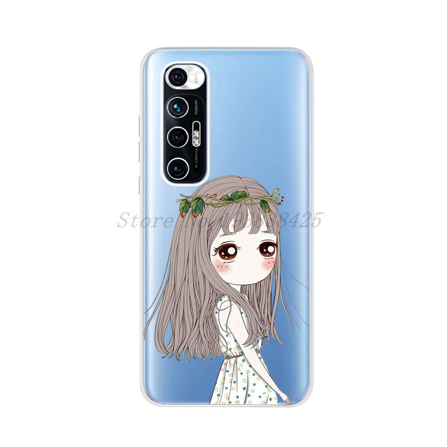 Ốp điện thoại silicone in hoạt hình dễ thương cho Xiaomi Mi 10s 5g 10S 6.67 Inch