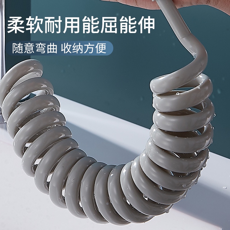 Vòi Xịt Nước Bồn Cầu Kiểu Lò Xo Dày Có Thể Thu Gọn Tiện Dụng