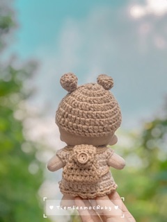 Balo len cho doll 10,15,20cm