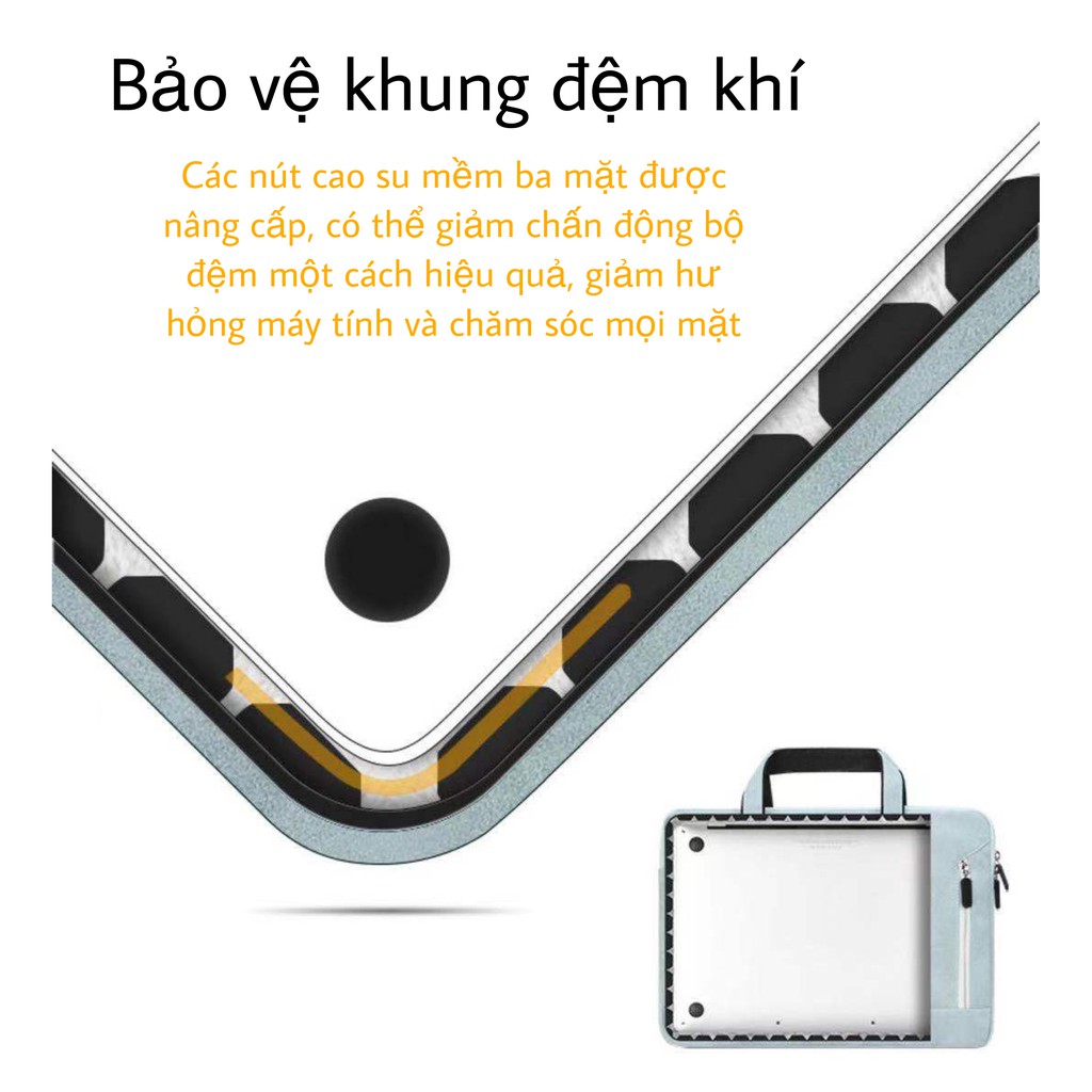 Túi Da Đựng Laptop  Chống Sốc Thời Trang