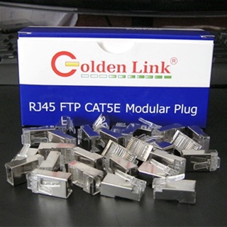 [SALE 10%] Đầu mạng RJ45 Golden Link CAT5E UTP