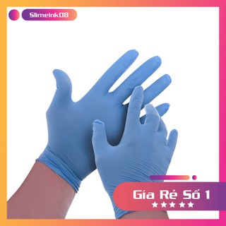 Găng tay không bột màu tím than | Hộp 100 chiếc| 2,300đ/ chiếc