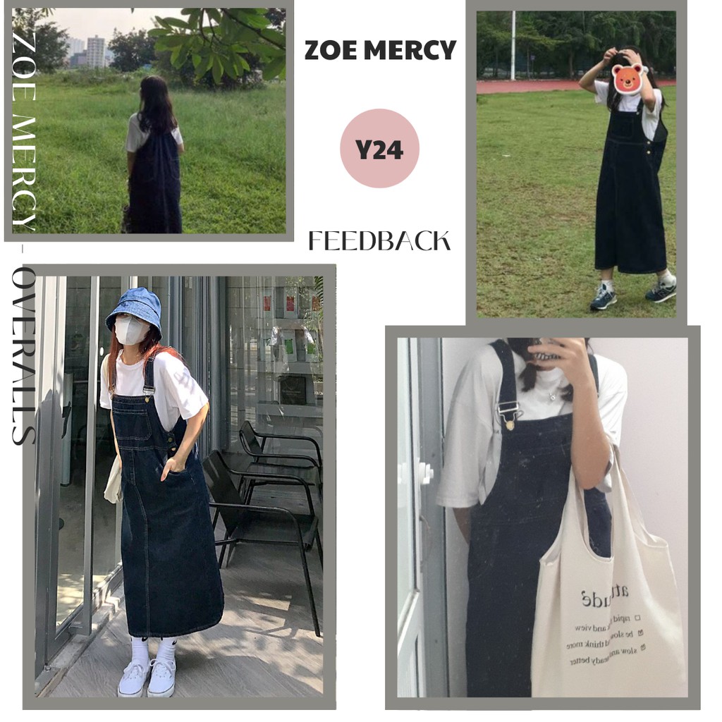 [SẴN]-Váy yếm Jean phong cách Ulzzang (Y24)