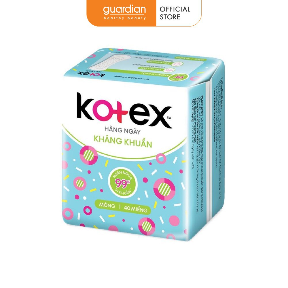 Băng vệ sinh Kotex hằng ngày hương tự nhiên (40 miếng)