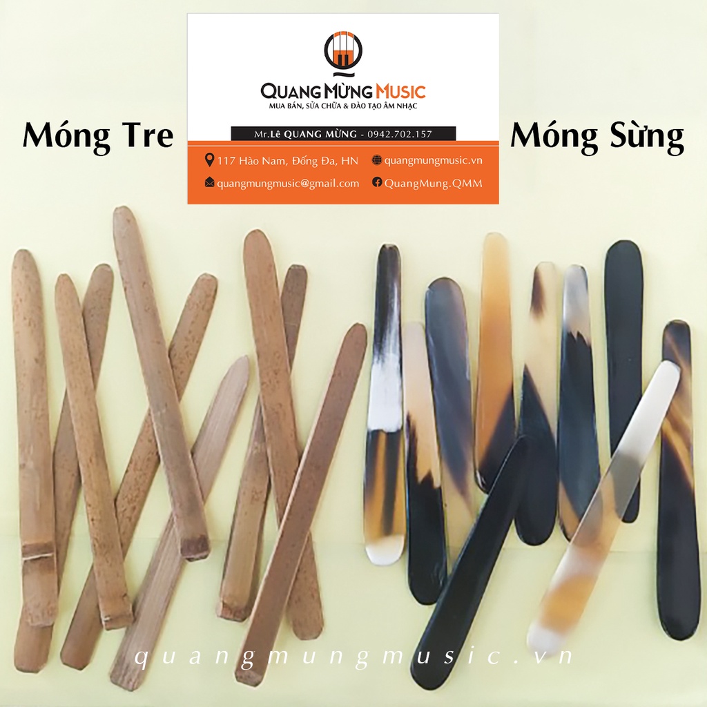 [Rẻ Nhất Shopee] Móng gảy đàn Bầu - Que gảy đàn Bầu