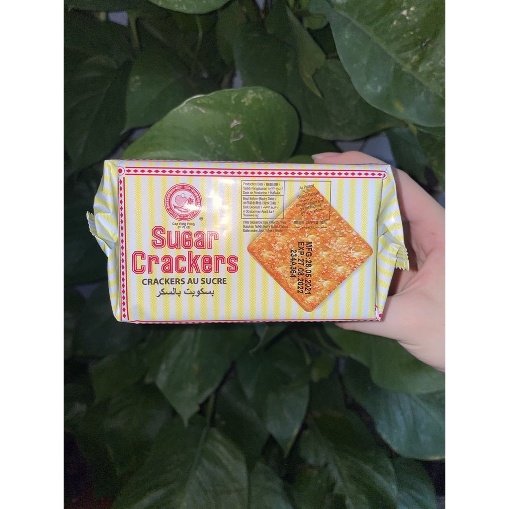 Bánh Lúa Nhí Đường Hup Seng Sugar Crackers (Gói 125g-đỏ)