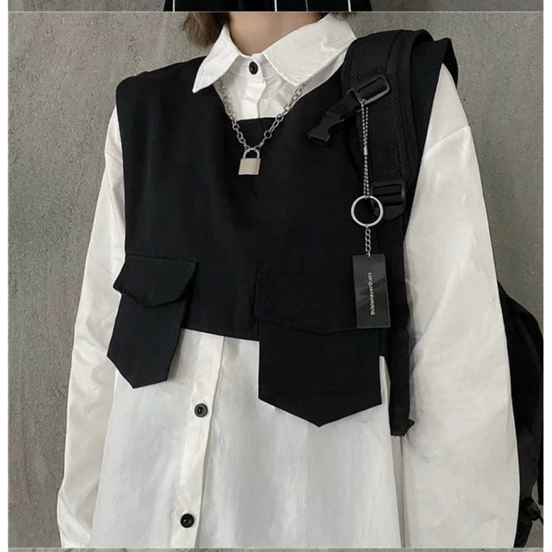 Set 2 Áo sơmi & ghile Unisex