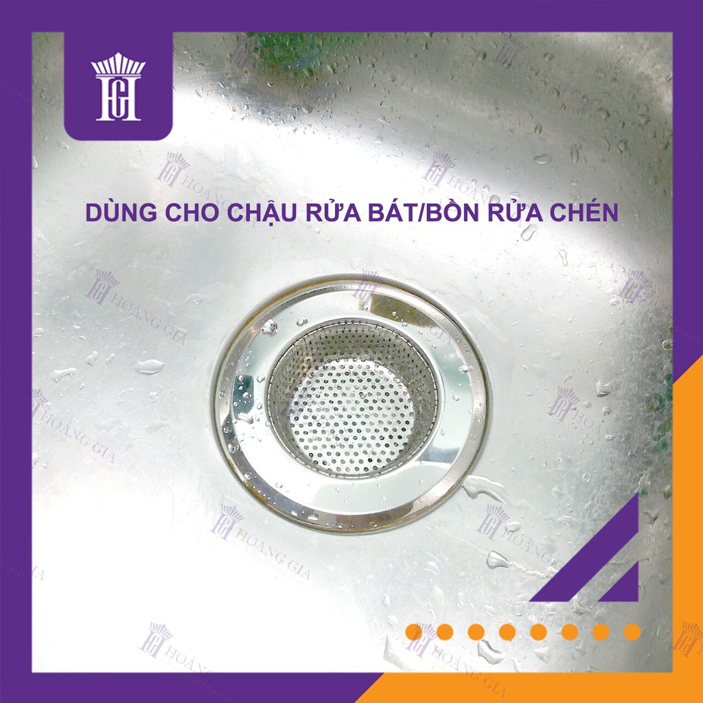 Combo Lọc Rác Bồn Rửa Chén Chậu Rửa Bát Inox Haodex (2 chiếc) Chất Lượng Cao - Kitchen Sink Strainer (Large) 2 pieces | BigBuy360 - bigbuy360.vn