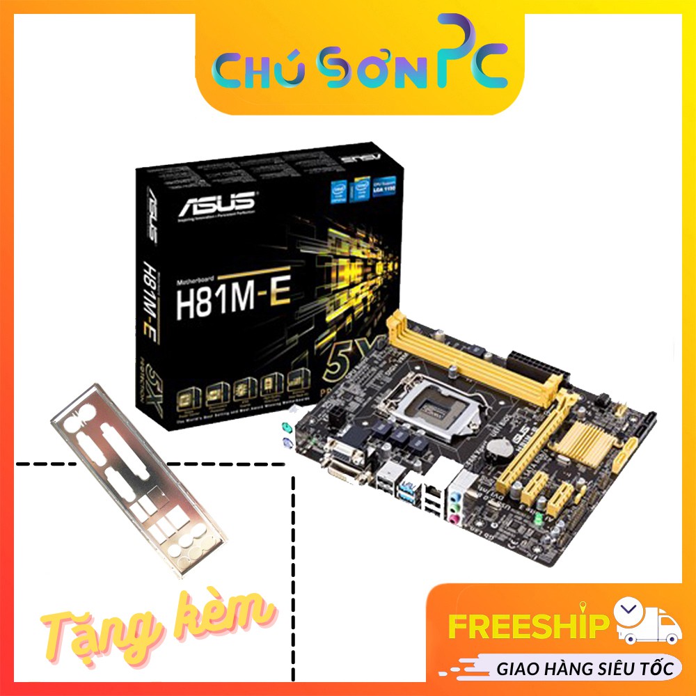 Main ASUS H81 Có Chặn Main Hỗ Trợ Socket 1150 (Giảm ngay 20k khi theo dõi Shop)