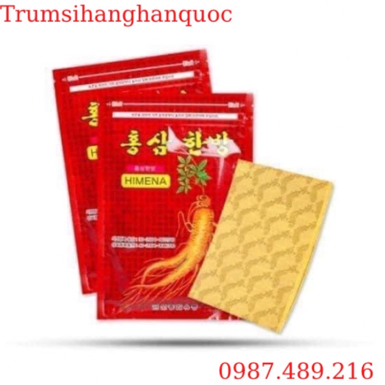 10 Gói (20 Miếng/Gói) Cao Dán Hồng Sâm Gold Insam Cao Cấp Hàn Quốc [ Hàng Mới Về ]