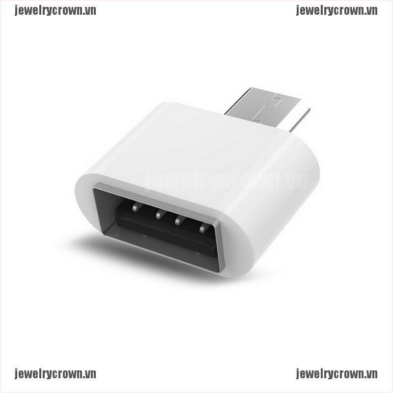 [Crown]2pcs Micro USB Male To USB A 2.0 Adaptador OTG Convertidor Adapter Converter [VN] | BigBuy360 - bigbuy360.vn
