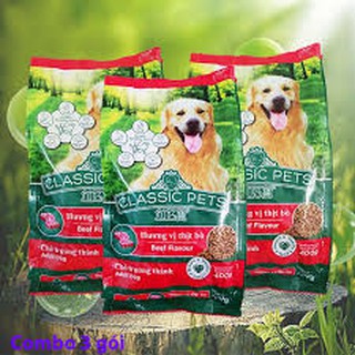 [COMBO 5 GÓI] THỨC ĂN HẠT CHÓ TRƯỞNG THÀNH CLASSIC PETS GÓI 400G
