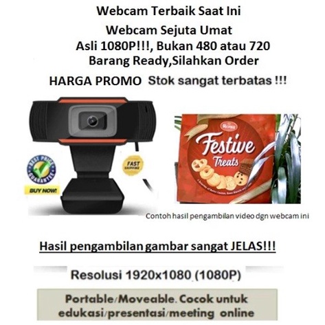 Máy tính WEBCAM Full HD WEB CAM LAPTOP 1080P USB + MIC 1920X1080-2MP | BigBuy360 - bigbuy360.vn