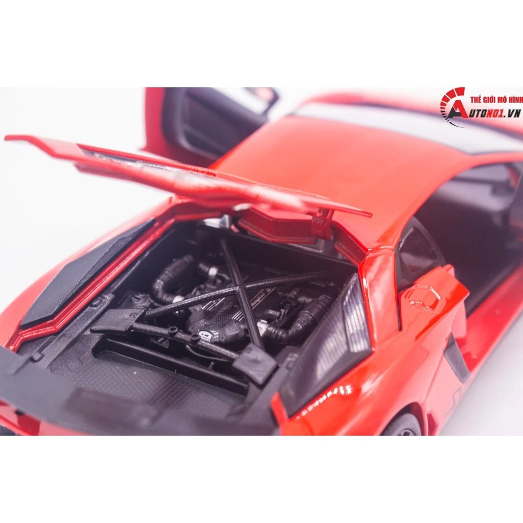 MÔ HÌNH LAMBORGHINI AVENTADOR LP 750-4 SV PLUS 1:24 BBURAGO 3667