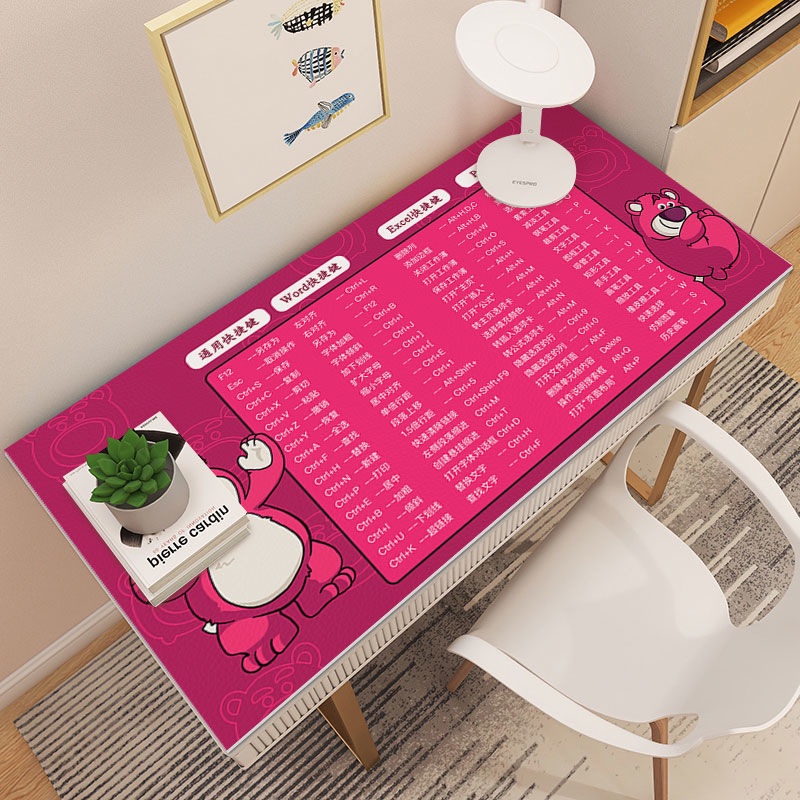 Khăn Trải Bàn Hình Chữ Nhật Chống Nước Chống Dầu In Hình Gấu Dâu Tây Phong Cách Mới 2022