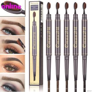 [Hàng mới về] Bút vẽ lông mày chống nước kèm đầu cọ hình bàn chải