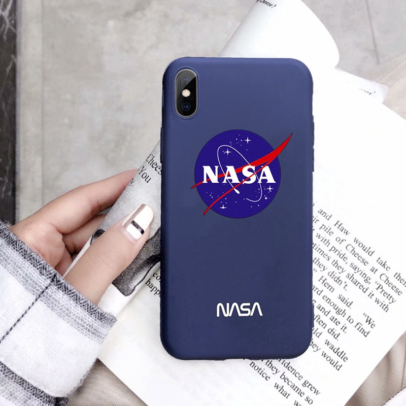 Ốp điện thoại in chữ NaSa thời trang cho iPhone X XS Max XR 7 8 6 6S Plus