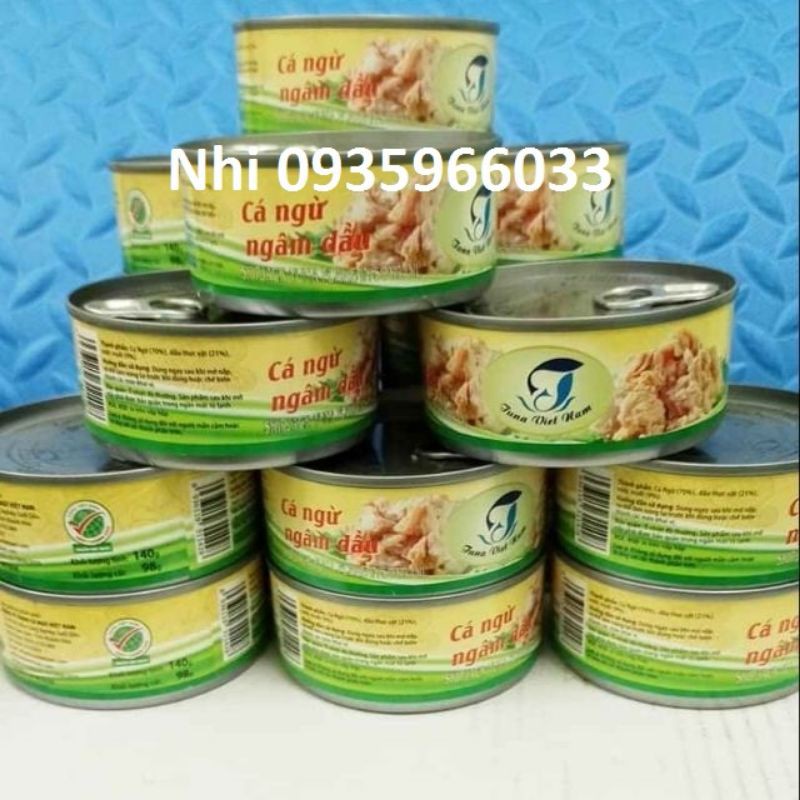 Cá ngừ ngâm dầu (thịt xé) 140gr/ lon | BigBuy360 - bigbuy360.vn