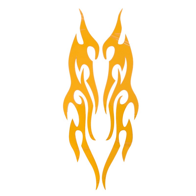 Miếng Dán Vinyl Hình Ngọn Lửa 3D Vui Nhộn Trang Trí Xe Hơi / Xe Tải / Laptop
