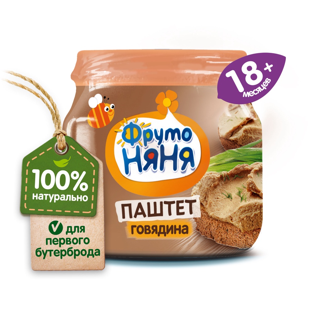 Pate bò và gan FrutoNyanya 80g