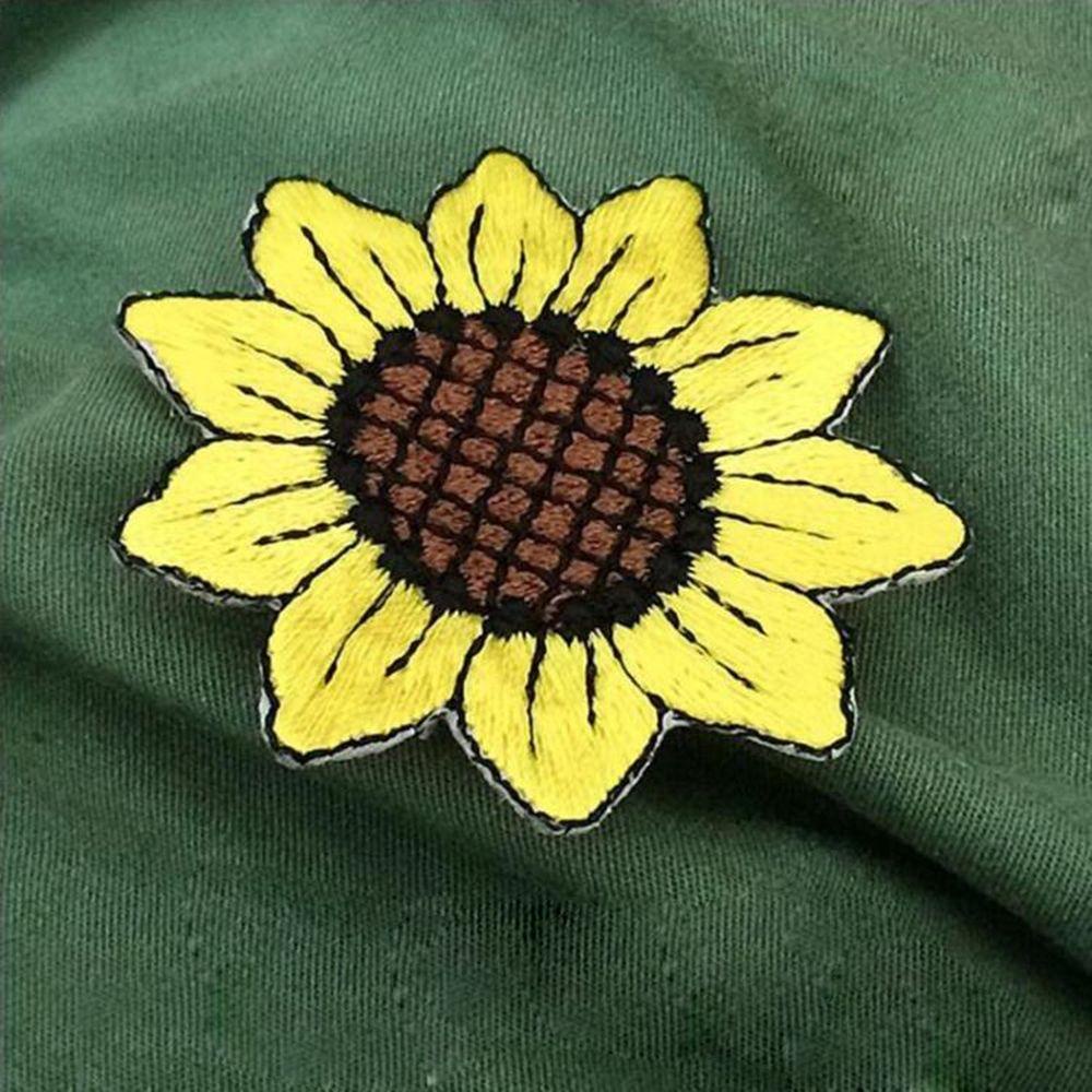 Sticker Ủi Thêu Hình Hoa Hướng Dương