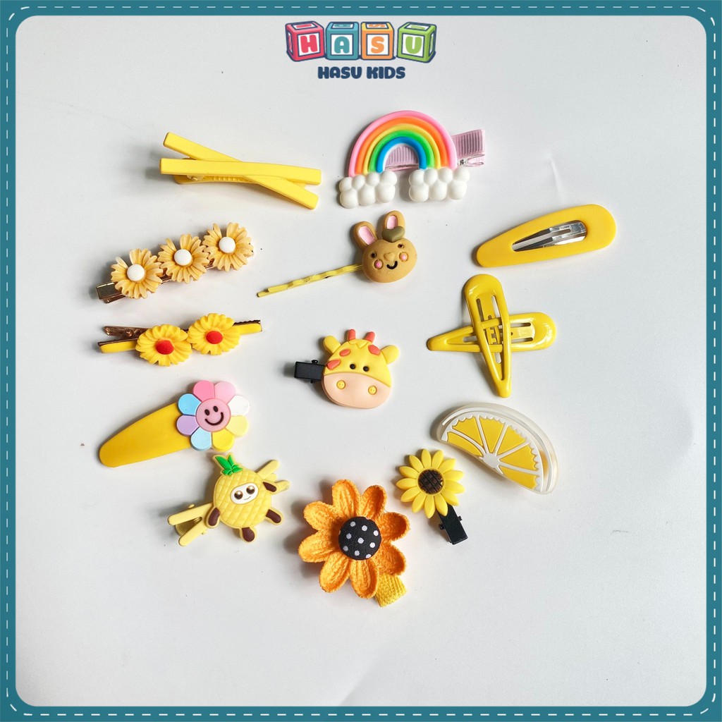 Set 14 Kẹp Tóc Cho Bé Gái Siêu Dễ Thương KT28