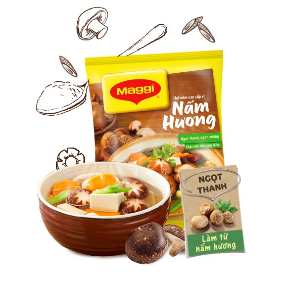 Hạt nêm chay nấm hương magi 450g
