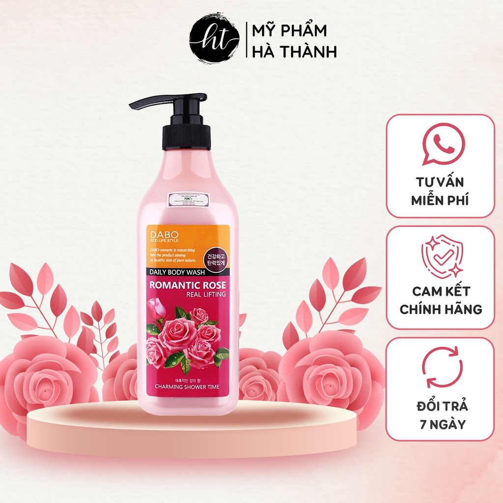 Sữa Tắm DABO Cao Cấp Chính Hãng Hàn Quốc 750ml Dưỡng Trắng Tối Ưu Giúp Da Mềm Mịn Cảm Giác Thoải Mái - HT157