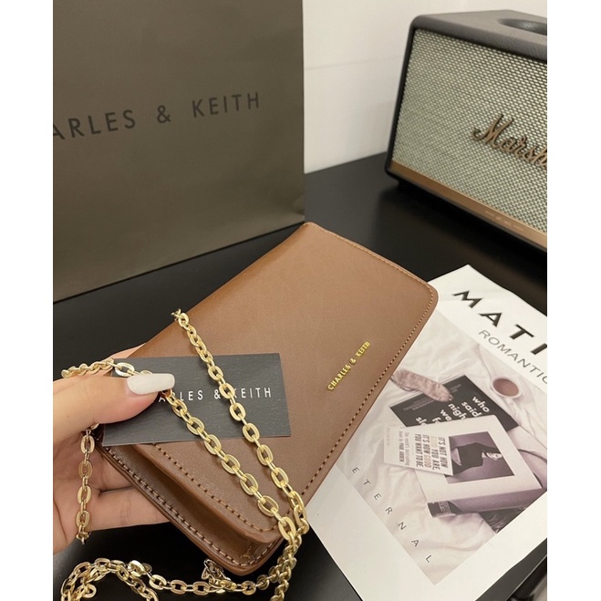 Túi xách đeo chéo mini c.n.k da trơn fullbox