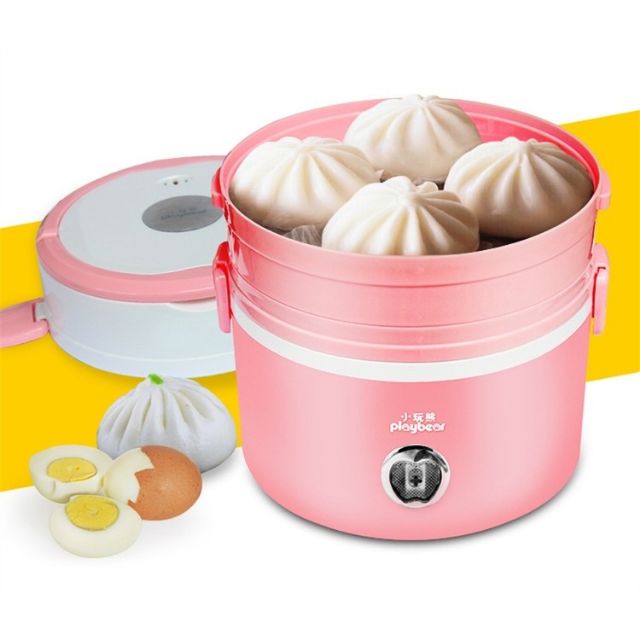 hộp cơm  văn phòng playbear 3 ngăn | BigBuy360 - bigbuy360.vn