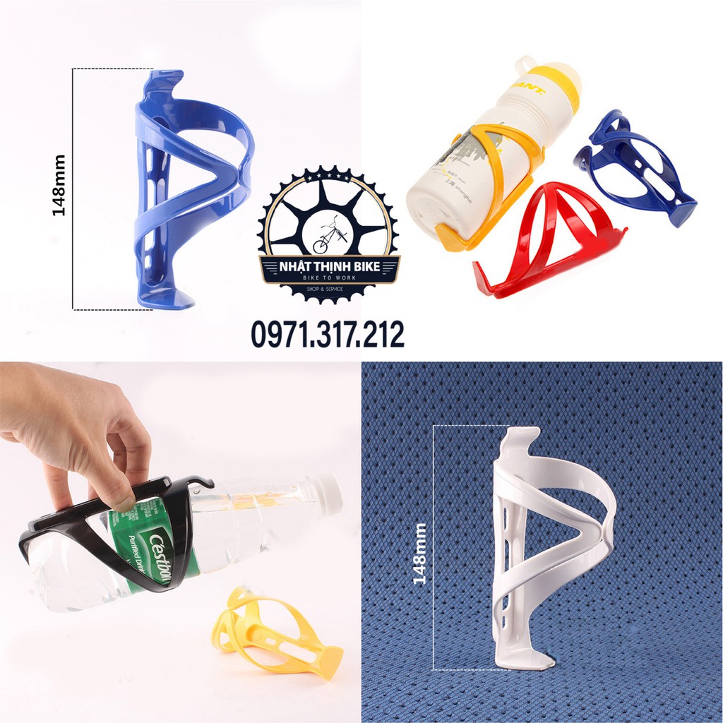 Gọng nước nhựa giá để bình nước xe đạp thể thao
