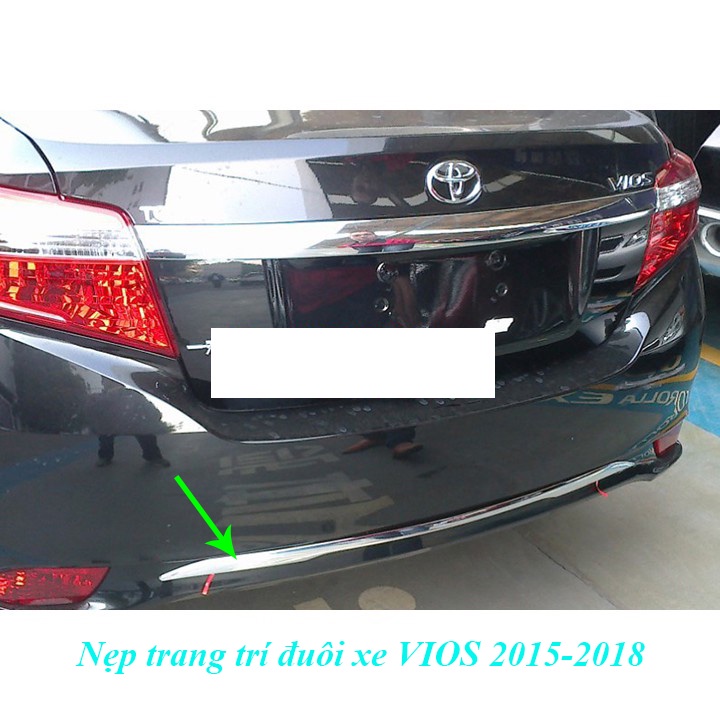 Mý cốp dưới xe Toyota Vios 2014 - 2022 mạ crom cao cấp