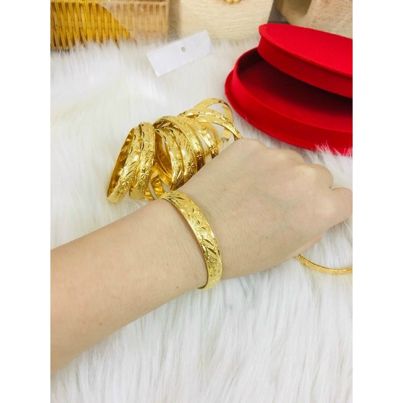 [RẺ VÔ ĐỊCH] LẮC TAY NỮ MẠ VÀNG 24k HM JEWELRY SIÊU HOT